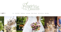 Desktop Screenshot of flowersbydanielle.com